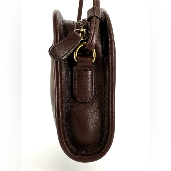 Vintage COACH Brown #9017 Abbie Zip Leather Bag - Picture 4 of 12